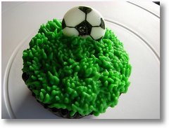 Soccer Cupcake