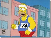 Homer running